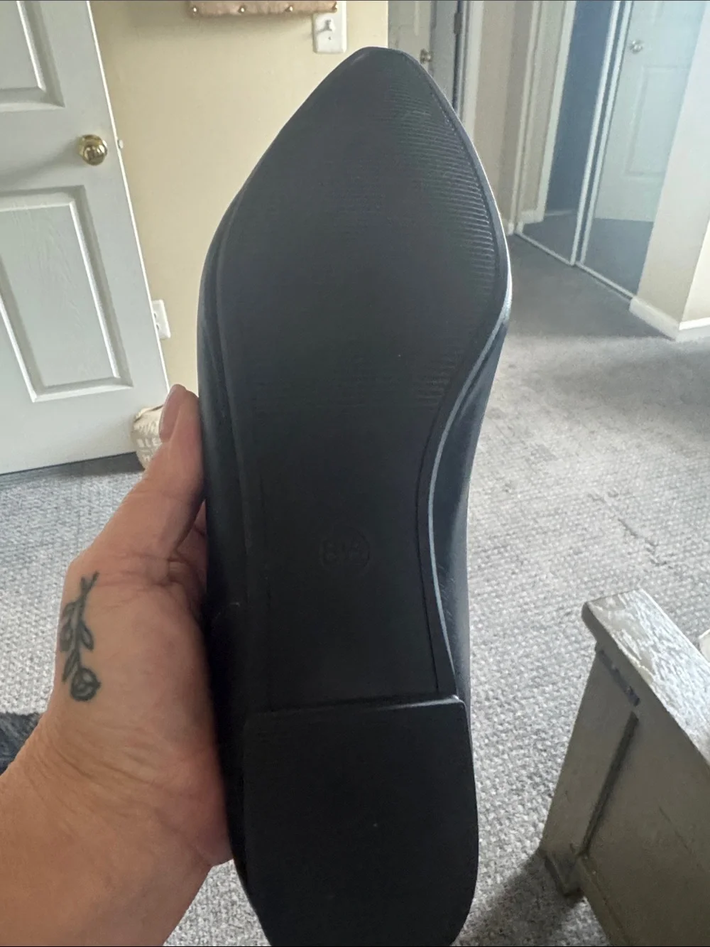 a new day Black Pointed Toe Women's Loafers